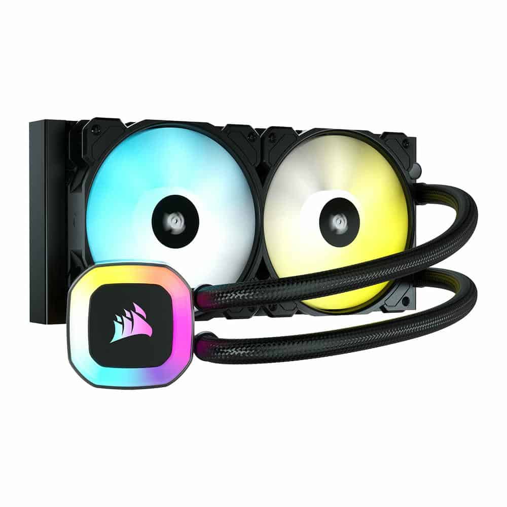 (image for) Corsair H100 RGB 240mm Intel/AMD CPU Liquid Cooler